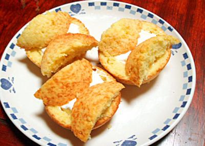 レモンのクリームマフィン