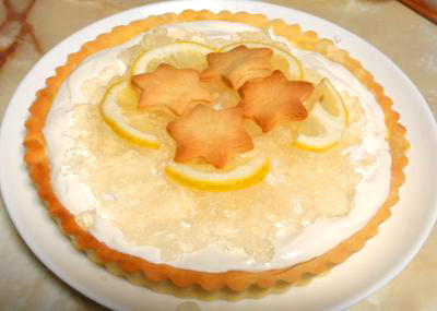 レモンのタルト