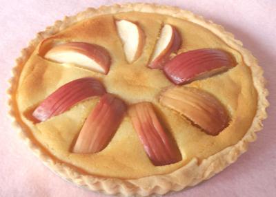 りんごのアーモンドタルト