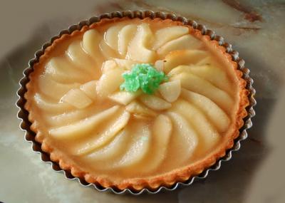 洋梨のゼリータルト