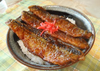 秋刀魚の蒲焼丼