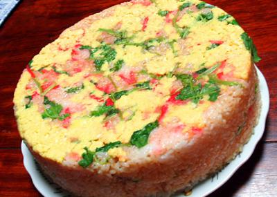 ライスバーガーケーキ