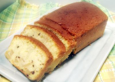 チョコと梨のパウンドケーキ