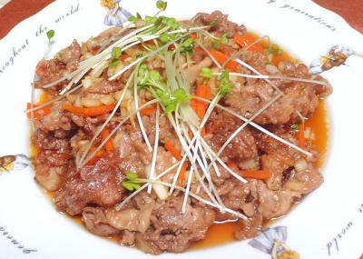 揚げ豚の酢豚風