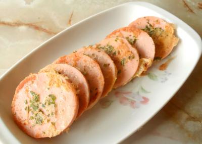 ボロニアソーセージのピカタ風