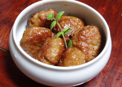 つくねの甘辛煮