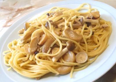 きのこのコンソメパスタ