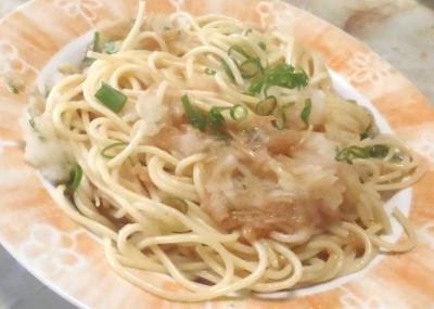 おろしなめたけパスタ