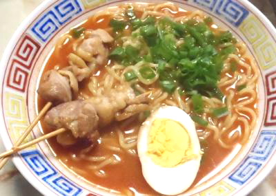 焼き鳥ラーメン
