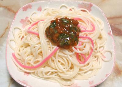 梅じそ素麺