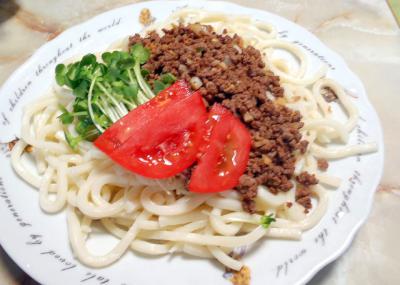 ひき肉の皿うどん