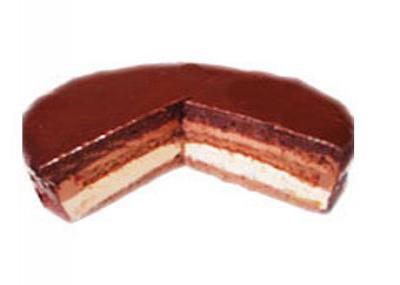 チョコと杏のムースケーキ