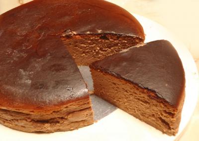 チョコスフレチーズケーキ