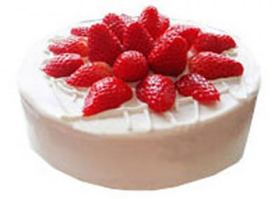 苺のデコケーキ