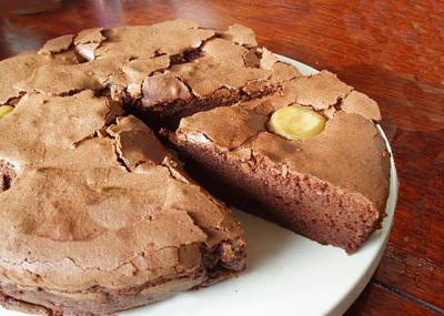 栗のガトーショコラ