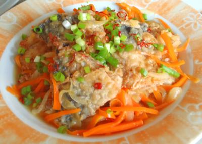 揚げ鯖の南蛮漬け