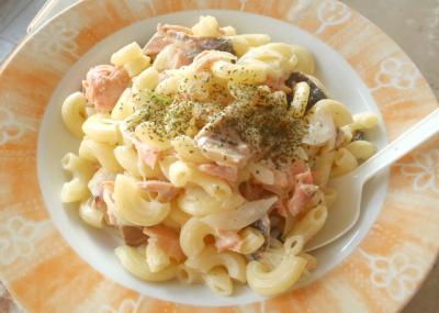 鮭のクリームマカロニ