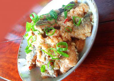 揚げさんまのおろし和え