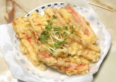 かにかまと竹輪の天ぷら