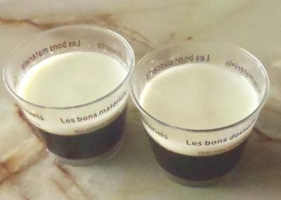 珈琲ミルクの二層ゼリー