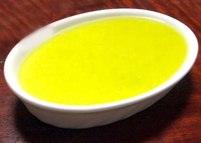 メロンのレアチーズ