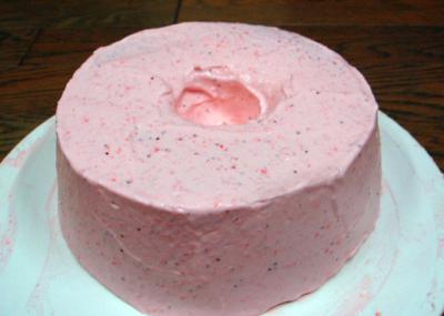 苺シフォンケーキ
