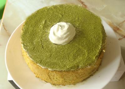 煎茶シフォンケーキ