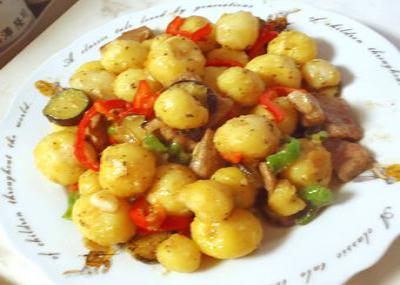 新じゃがのバジルポテト