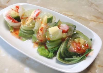 白菜の生春巻き風