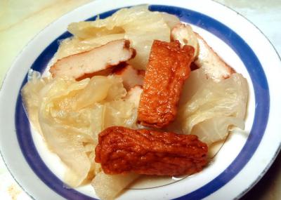 白菜とさつま揚げの煮浸し