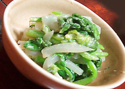 ほうれん草の味噌和え