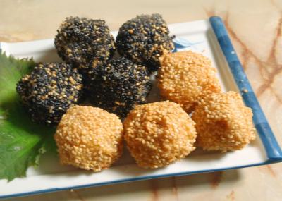 いもの二色ゴマ団子