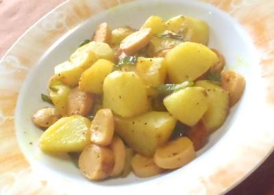 じゃがいものアジアン炒め