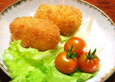 チーズ入りポテトコロッケ