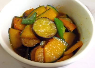 かぼちゃの生姜煮