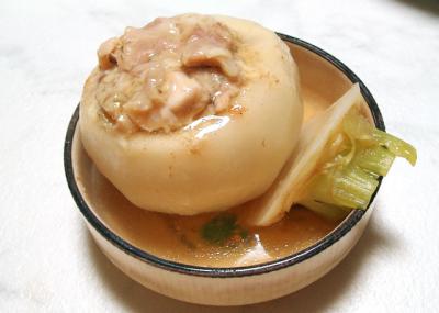 かぶの肉詰め煮