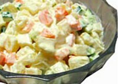 角切り野菜のマヨネーズサラダ