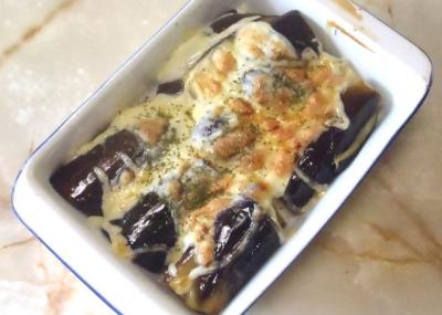 なすの醤油マヨ焼き