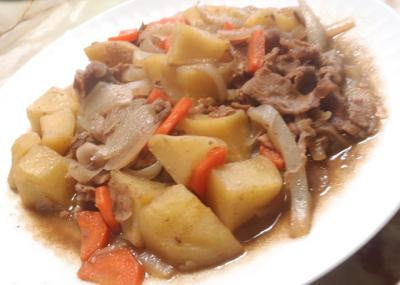 ソース肉じゃが