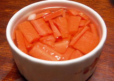 人参のピクルス