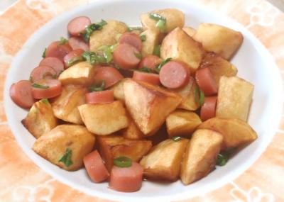 ポテトの醤油フライ