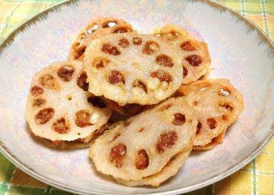 れんこんのはさみ揚げ