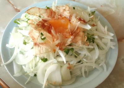玉ねぎのおかかサラダ