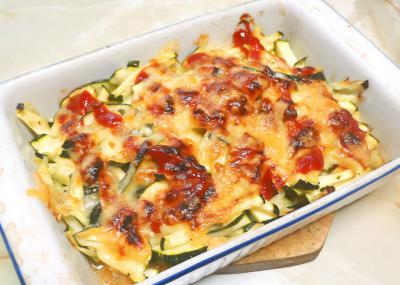 ズッキーニのグラタン