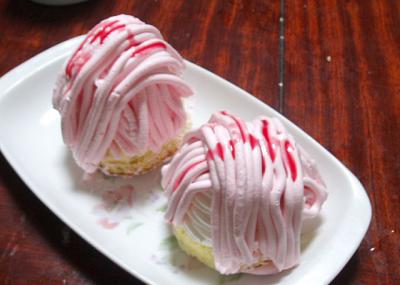 苺のモンブラン