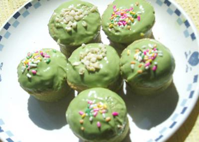 プチ抹茶チョコケーキ