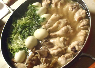 手羽元の水炊き鍋