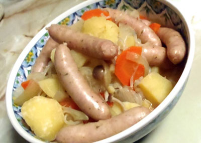 ウィンナー肉じゃが