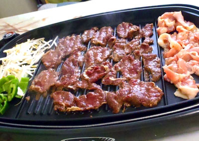 鹿肉のジンギスカン