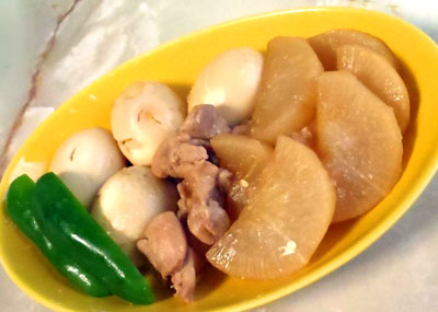 大根と鶏ももの中華煮